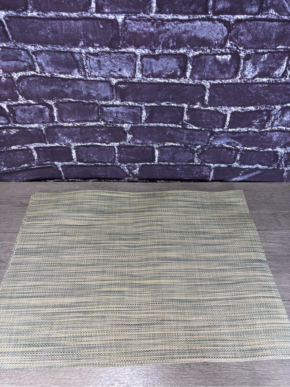 Woven Stripe Placemat in Neutral Tones
